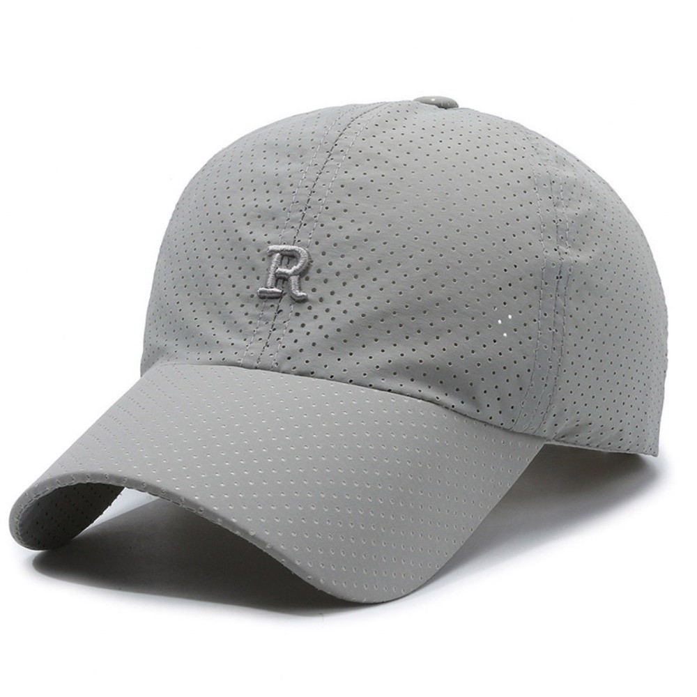 Baseball Cap Structured - Breathable Perforated Quick-Drying Hat Sun Protection