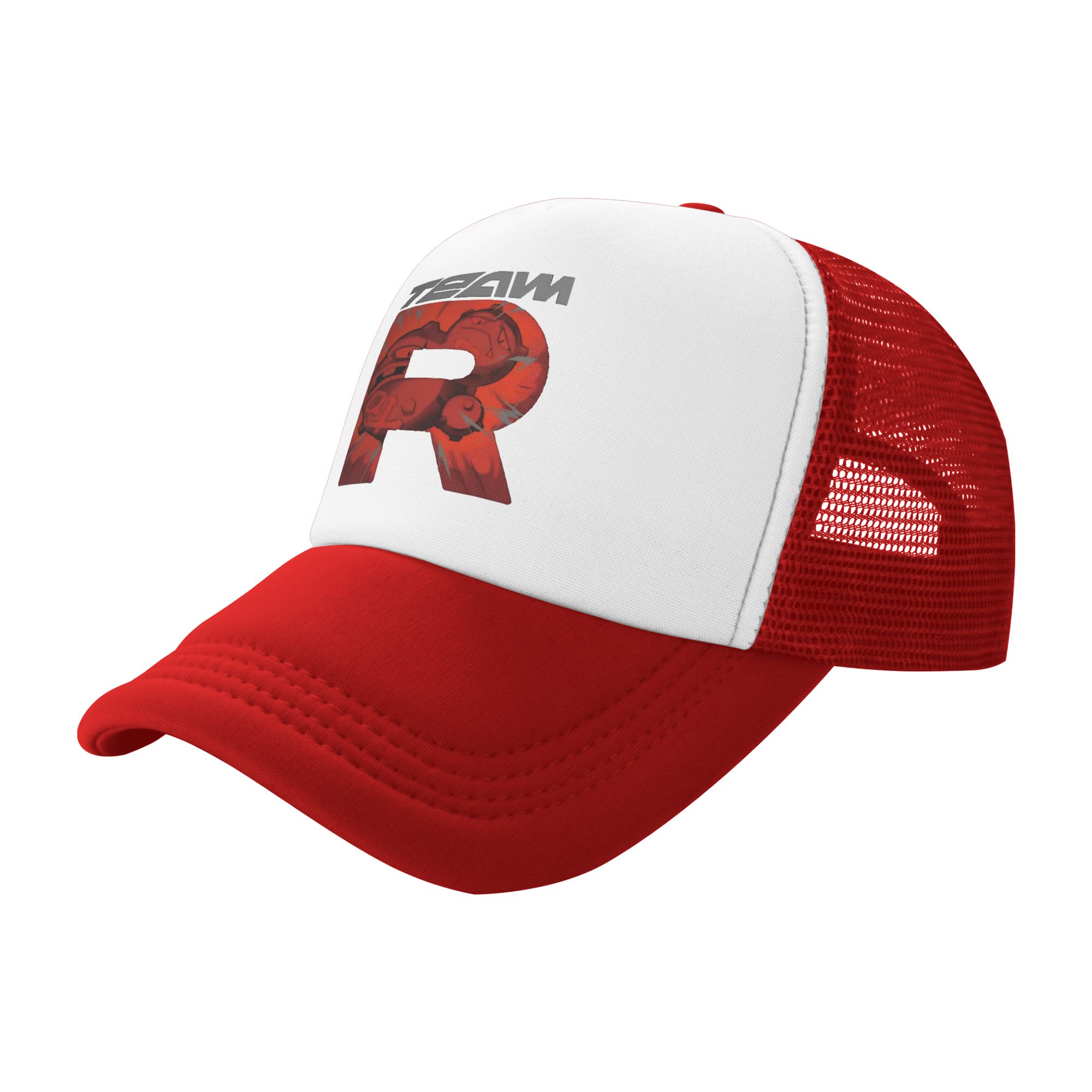 team rocket logo letter R POKE - Trucker Cap Mesh recension och pris