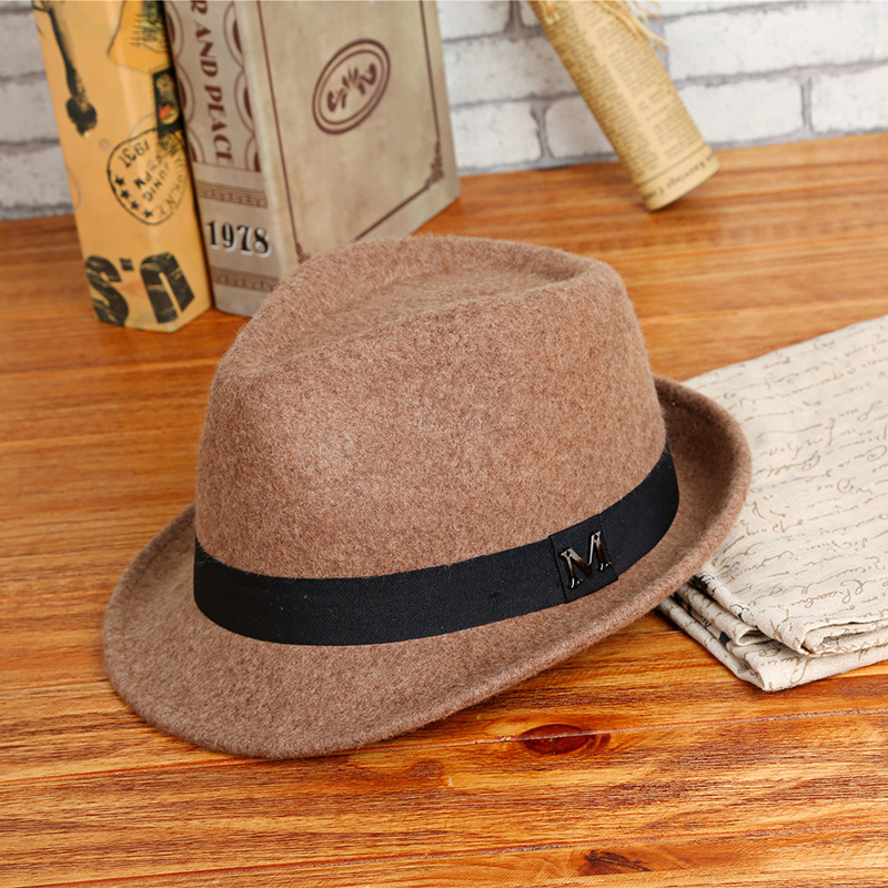 2025 Men Winter Thick Warm Fel - Fedora Hat Wool recension och pris