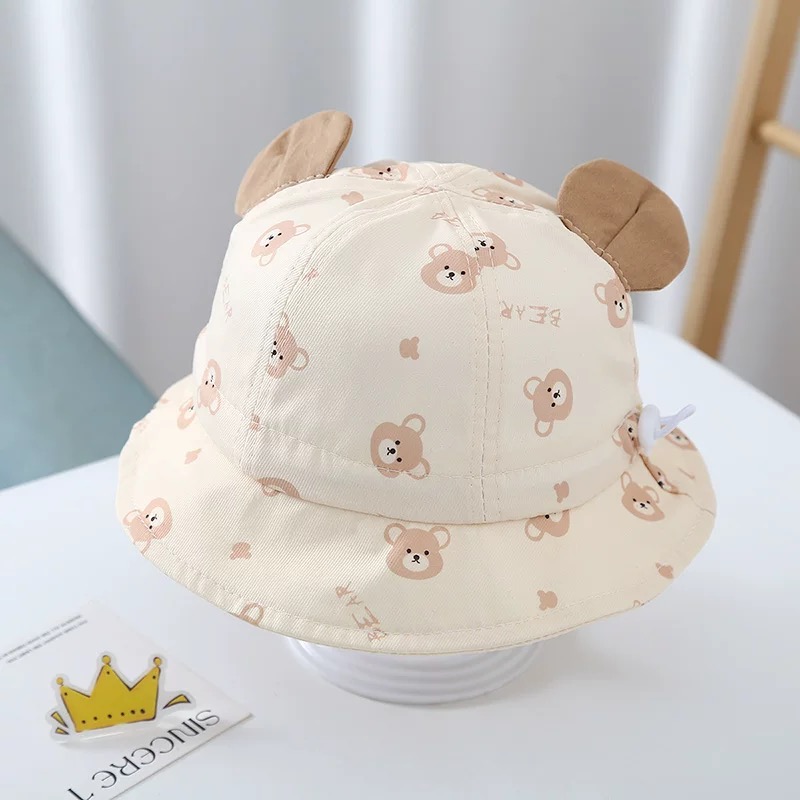 Spring 2026 New Cartoon Bear R - Bucket Hat Cotton recension och pris