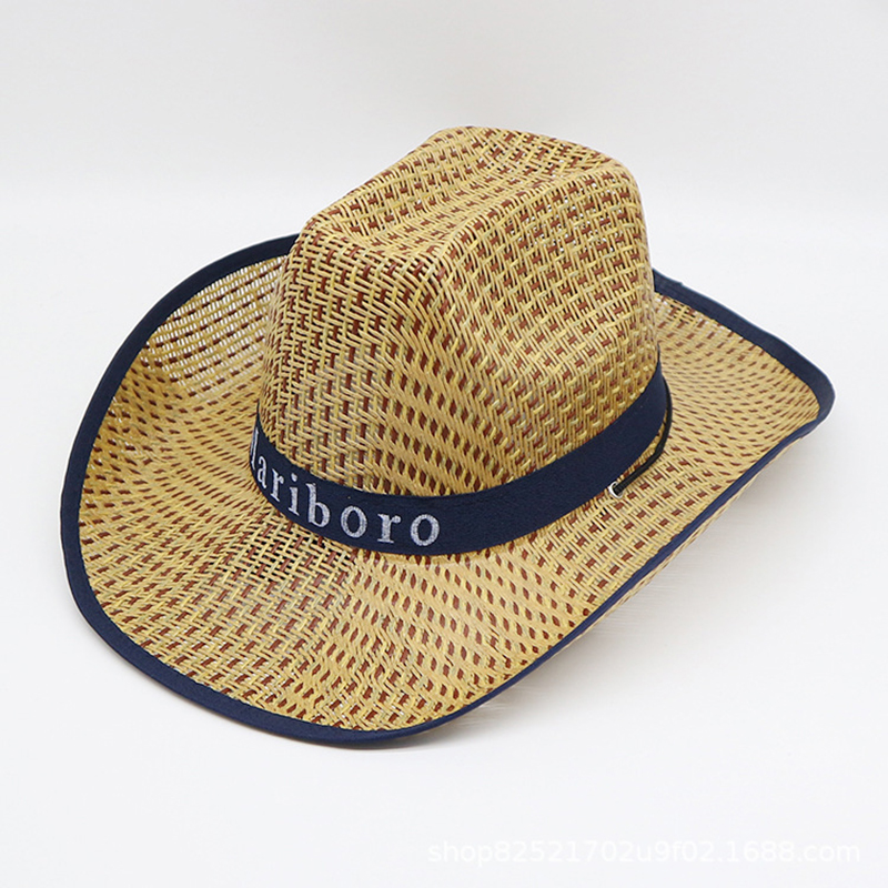 Men Retro Western Cowboy Summe - Cowboy Hat Straw recension och pris