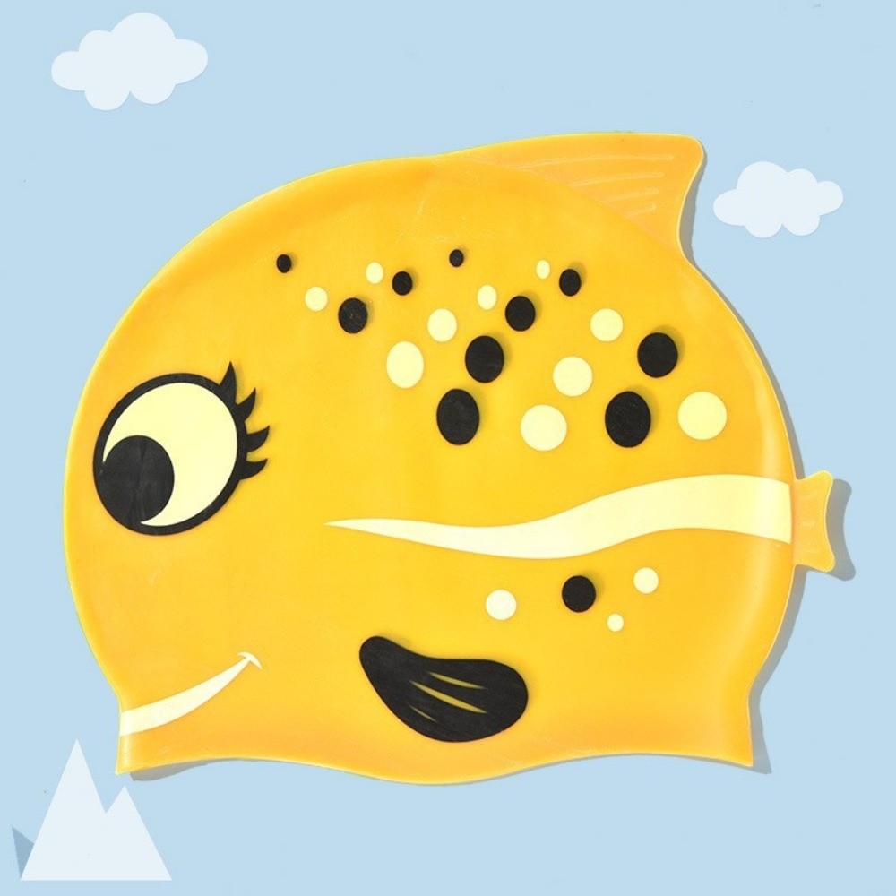 Cute Elastic Children's Swimmi - Swim Hat Silicone recension och pris