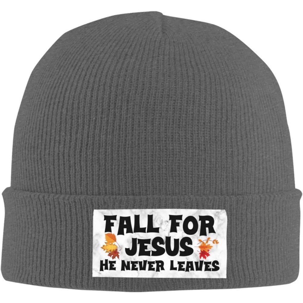 Fall For Jesus He Never Leaves - Beanie Cuffed Knit recension och pris
