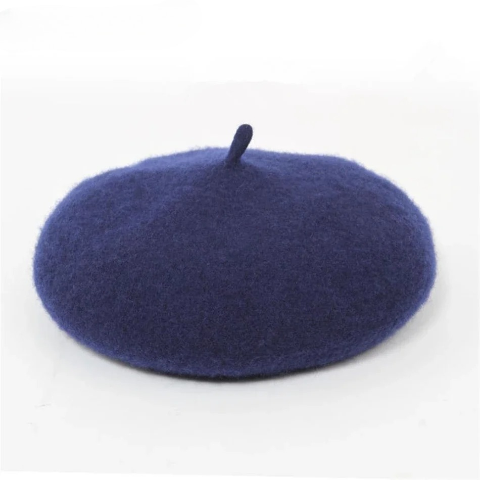Navy Children Wool Beret Girl  - Beret French Wool recension och pris