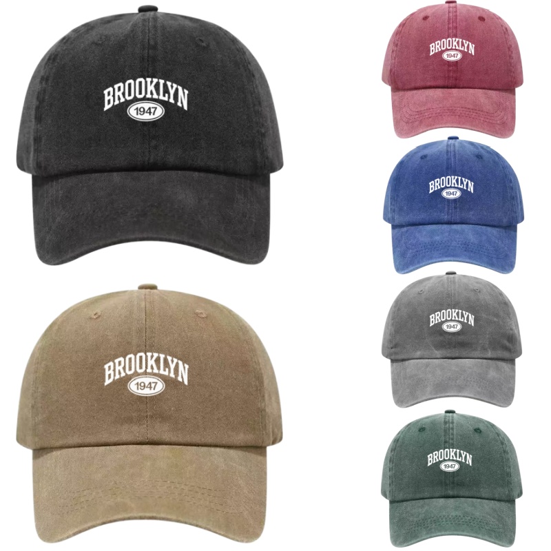 Brooklyn 1947 Printed Washed C - Golf Cap Dad recension och pris