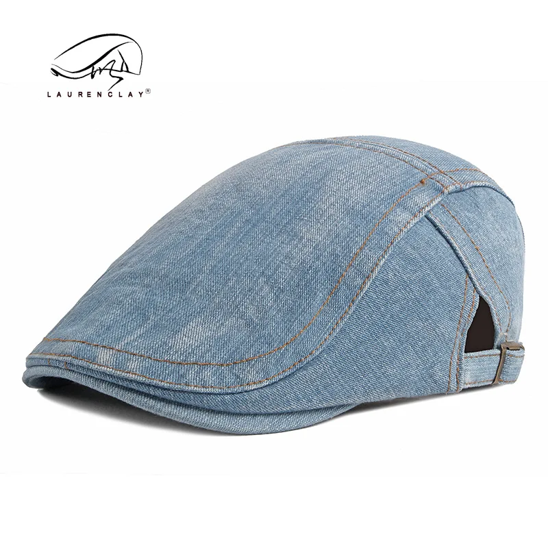 Denim Newsboy Hats Adjustable  - Newsboy Cap Ivy recension och pris