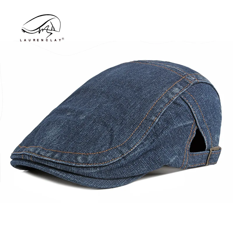 Denim Newsboy Hats Adjustable  - Newsboy Cap Ivy recension och pris