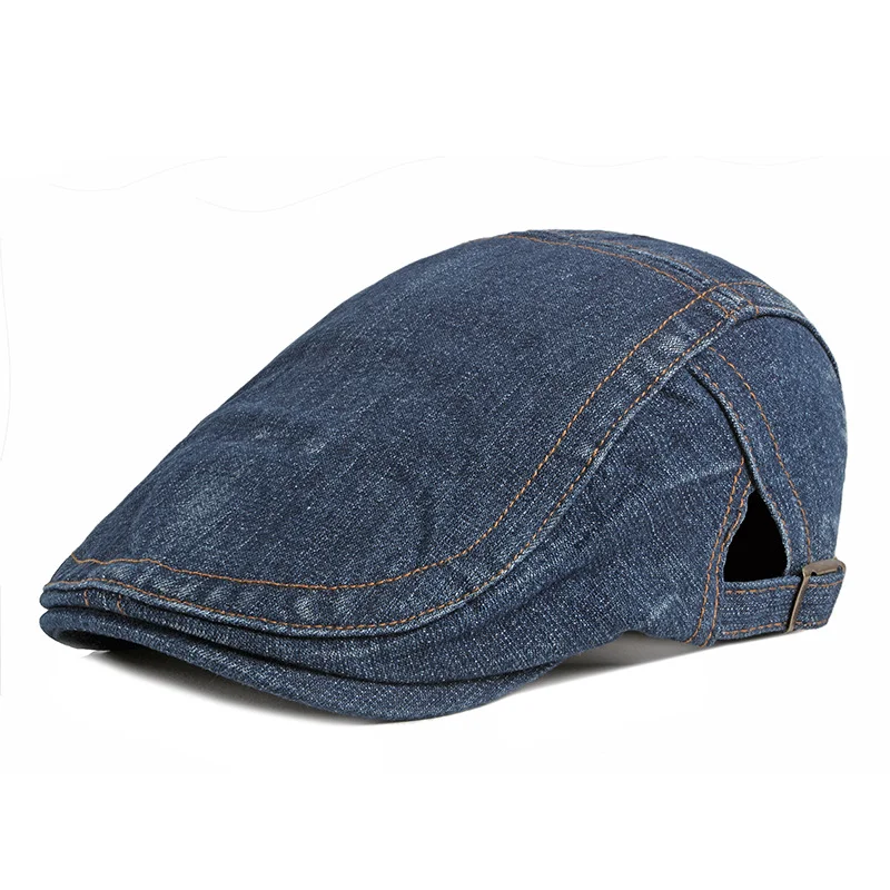 Denim Newsboy Hats Adjustable  - Newsboy Cap Ivy recension och pris