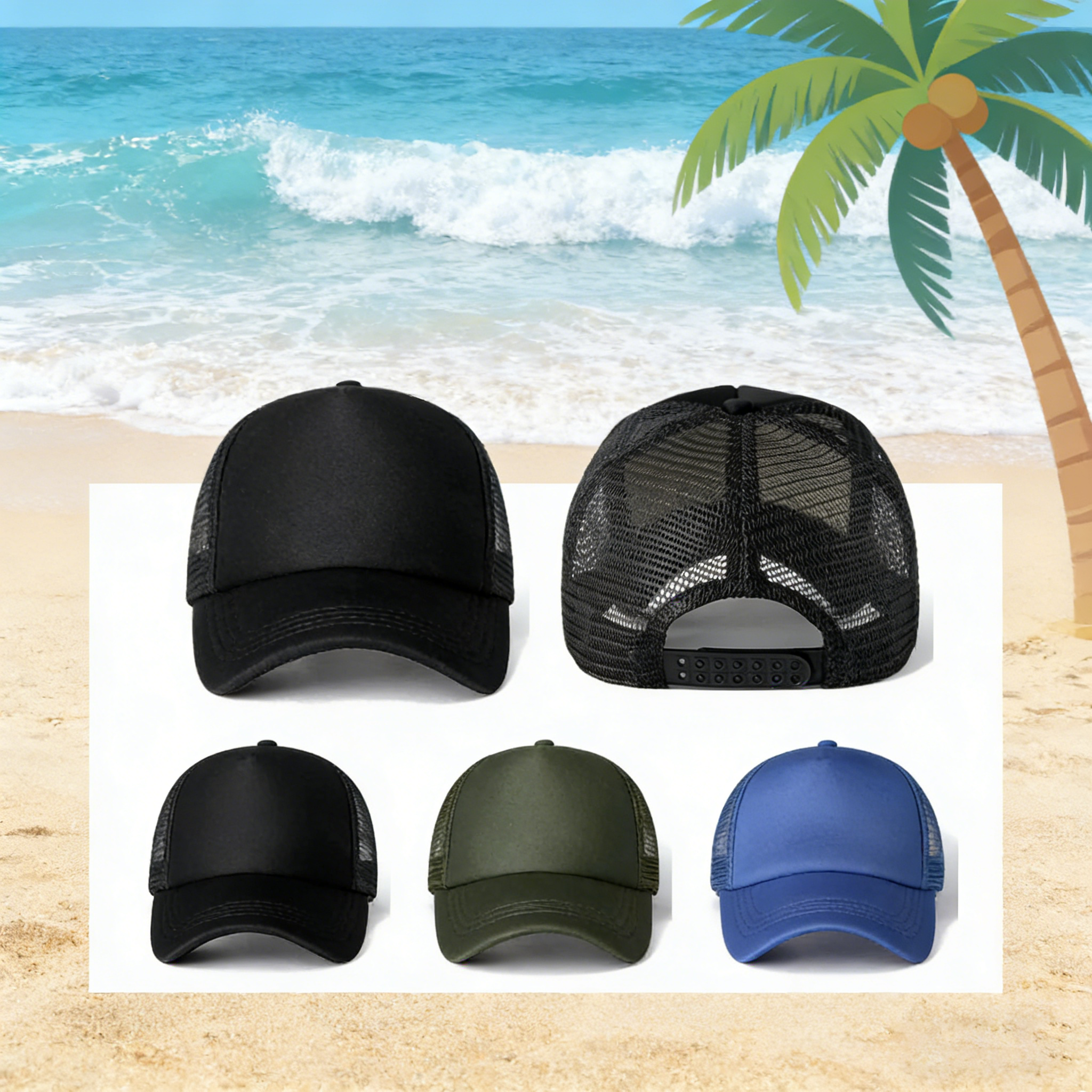 2026New model Unisex Cap Casua - Trucker Cap Mesh recension och pris