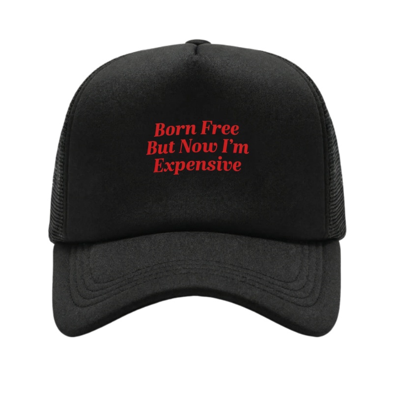 BORN FREE EXPENSIVE Printed Ad - Golf Cap Dad recension och pris