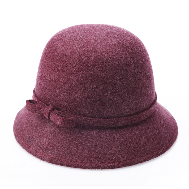 100% Real Wool Women Hats Autu - Fedora Hat Wool recension och pris