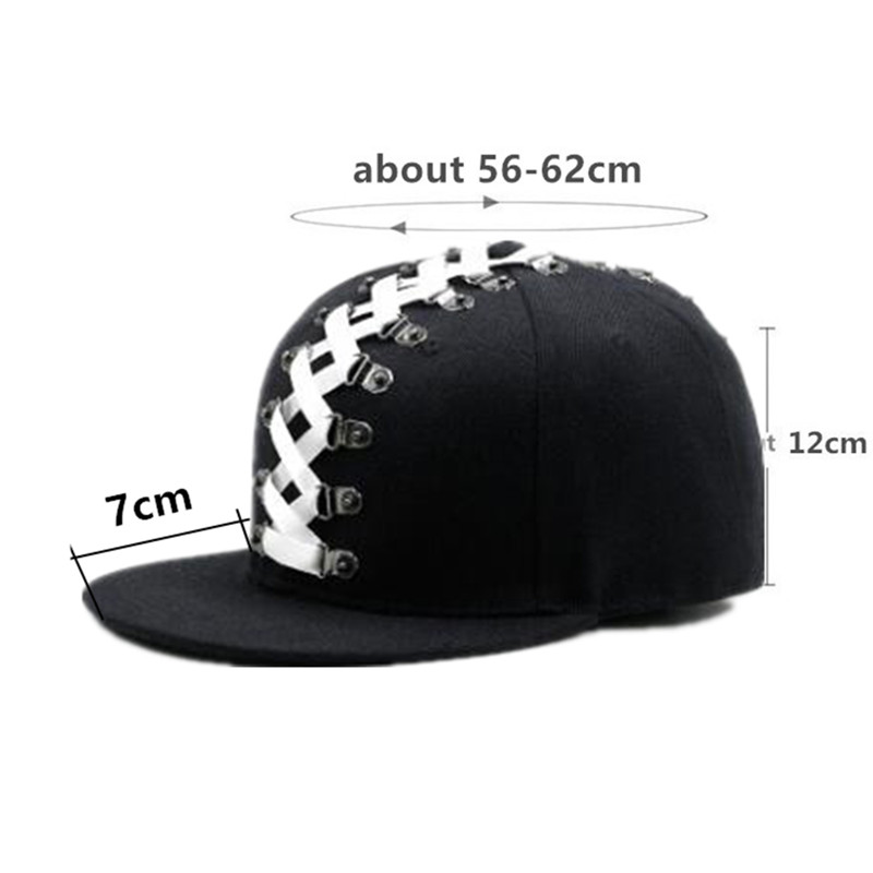 XdanqinX Novelty Punk Style Hi - Snapback Hat Flat recension och pris