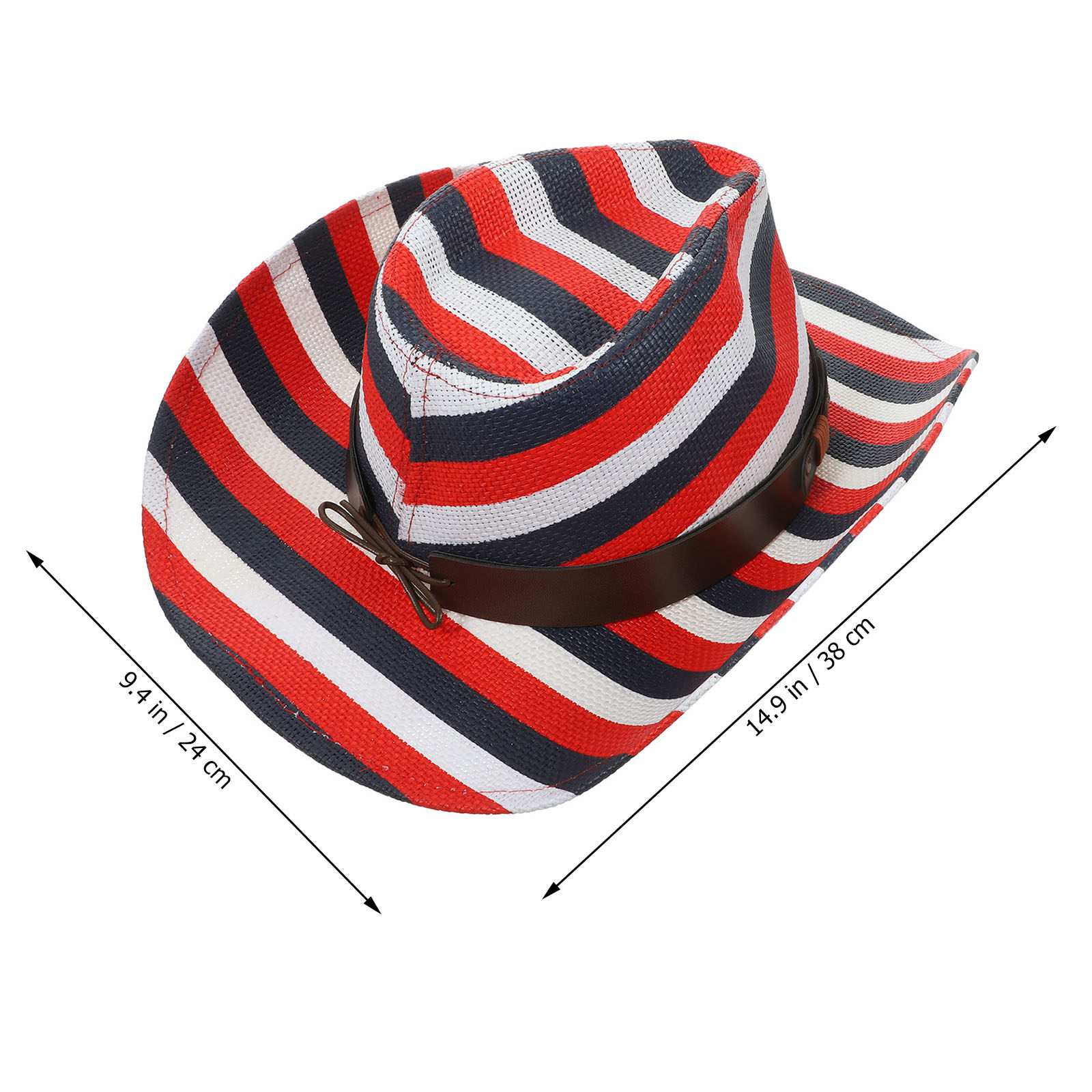 Cowboy Hat Western Style Fashi - Sun Hat Wide Brim recension och pris