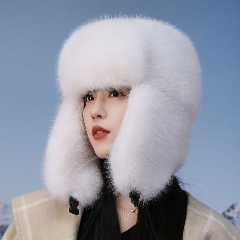 2025 New Winter Women Faux Fur - Trapper Hat Ear Flap recension och pris