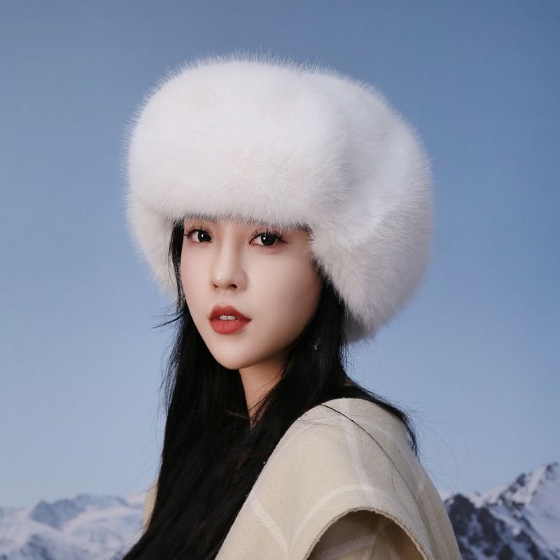 2025 New Winter Women Faux Fur - Trapper Hat Ear Flap recension och pris