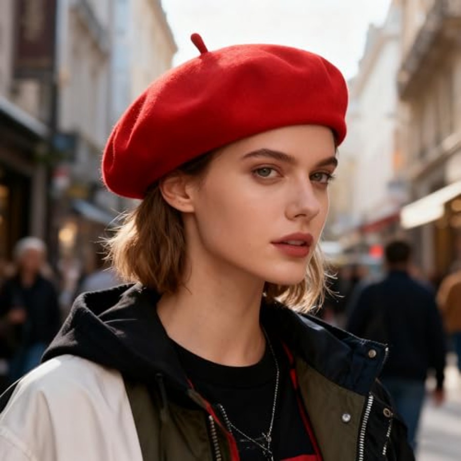 Women Beret Classic French Hat - Beret French Wool recension och pris