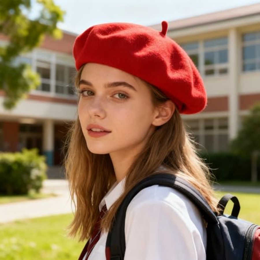 Women Beret Classic French Hat - Beret French Wool recension och pris