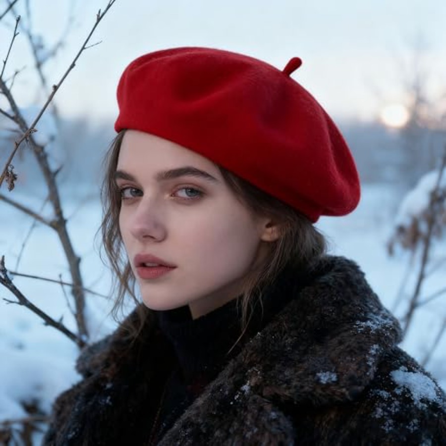 Women Beret Classic French Hat - Beret French Wool recension och pris