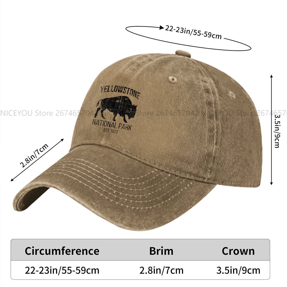 Washed Men's Baseball Cap Buff - Golf Cap Dad recension och pris