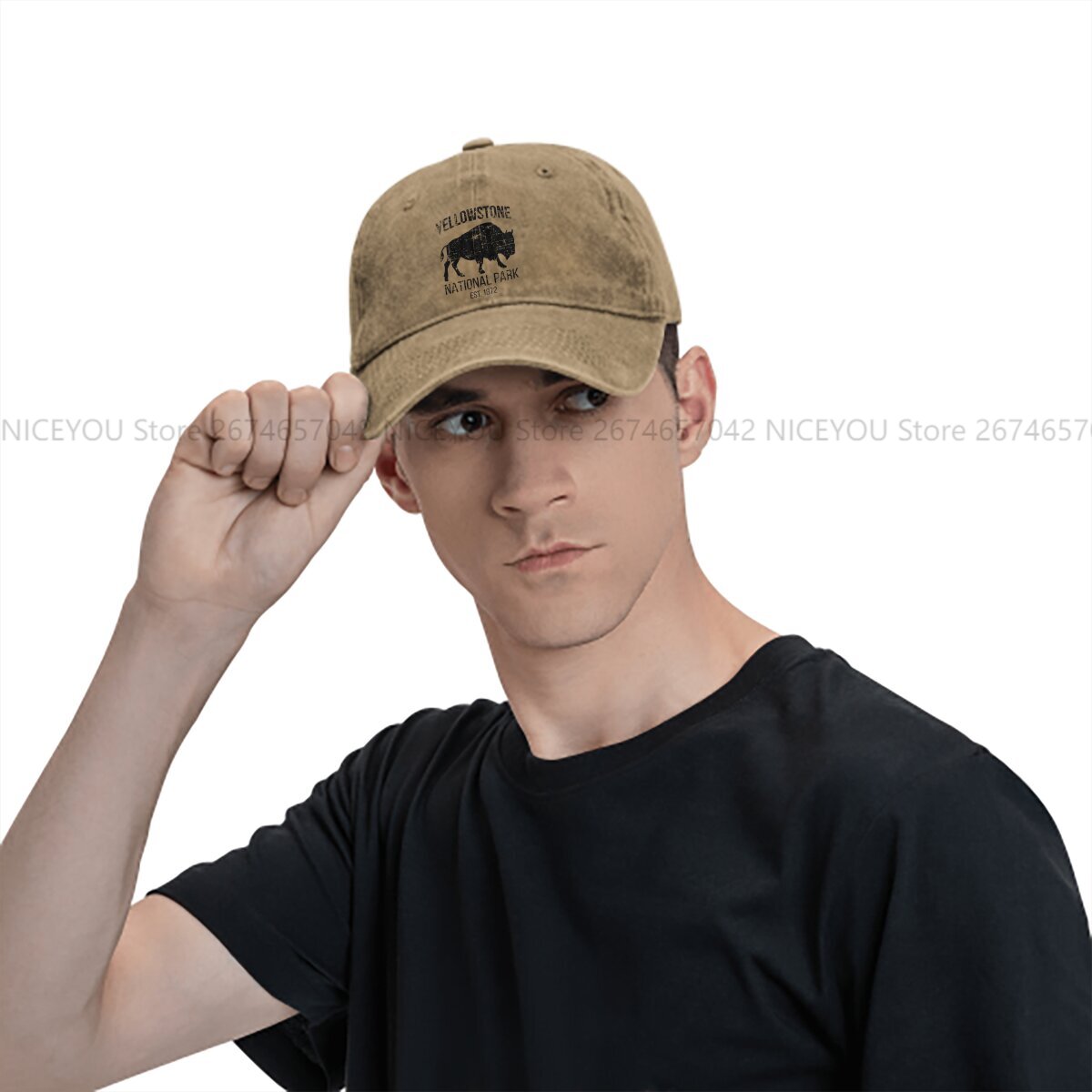 Washed Men's Baseball Cap Buff - Golf Cap Dad recension och pris