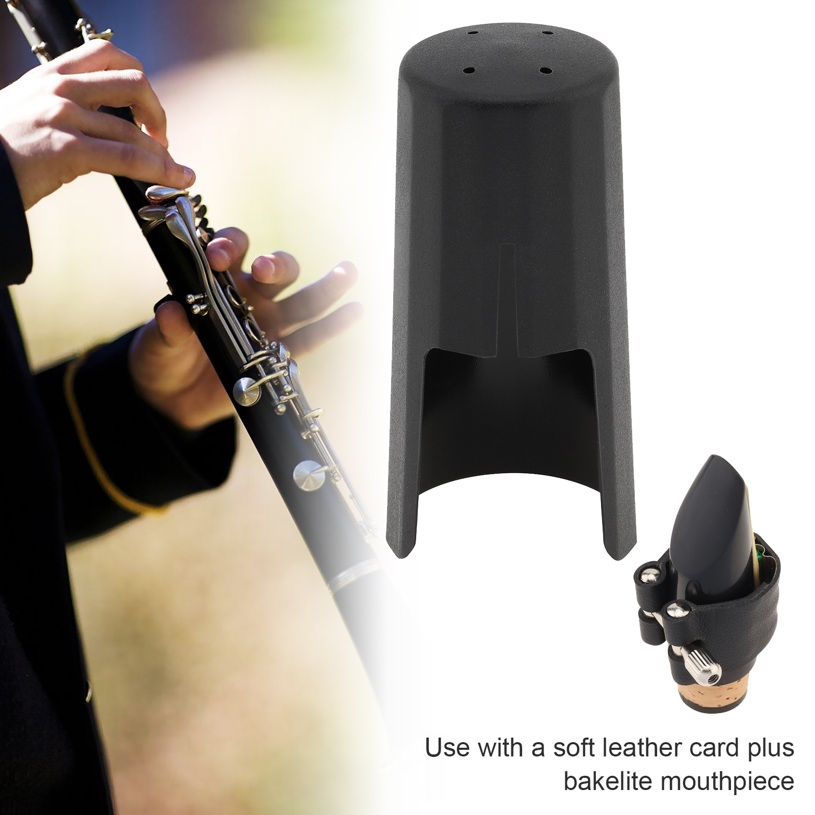 Plastic B Flat Clarinet Mouthp - Snapback Hat Flat recension och pris