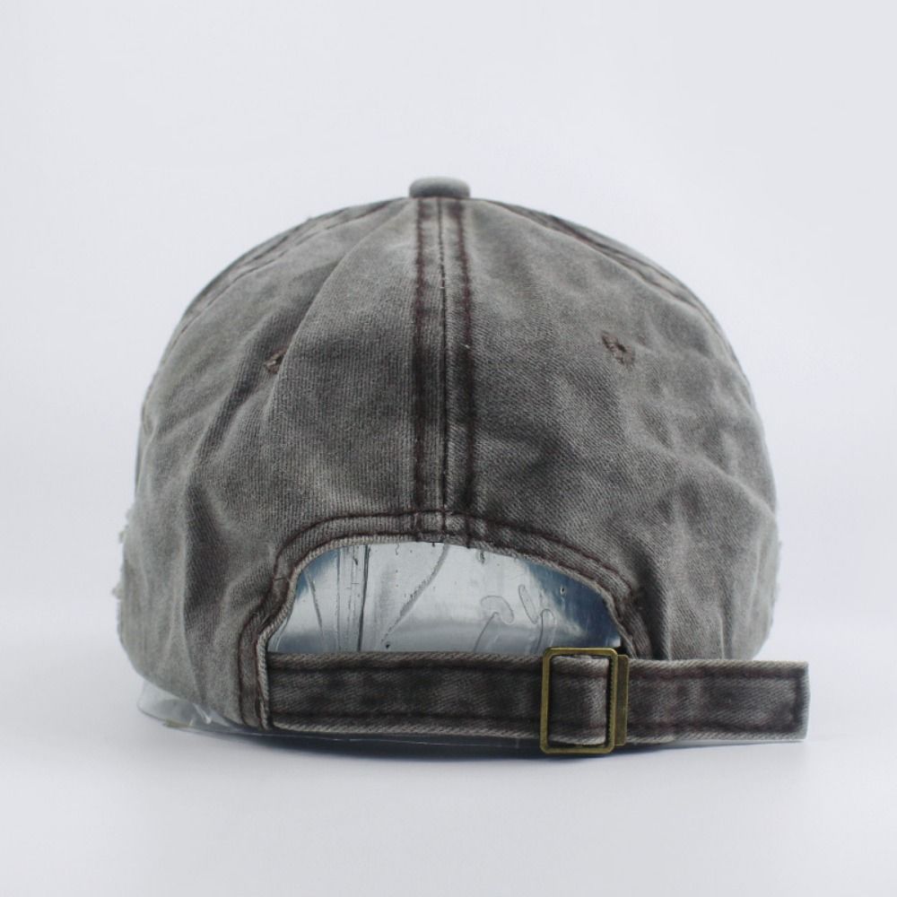 Outdoor Washed Denim Letters B - Dad Hat Cotton recension och pris