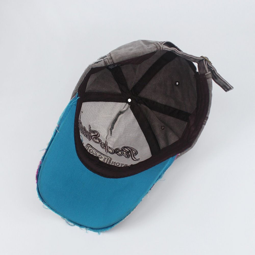 Outdoor Washed Denim Letters B - Dad Hat Cotton recension och pris