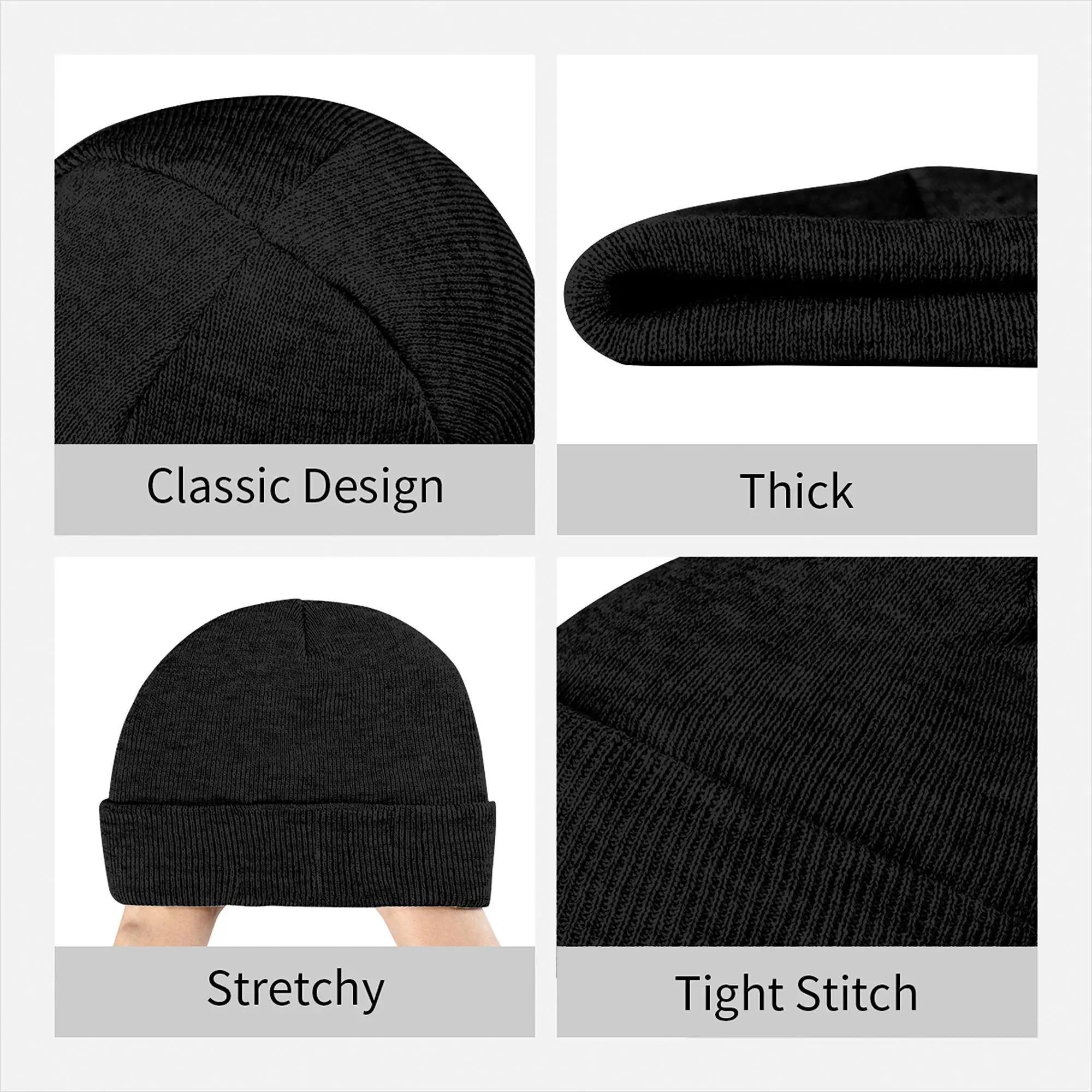 2025 New Xenomorph Rib Knit Cu - Beanie Cuffed Knit recension och pris