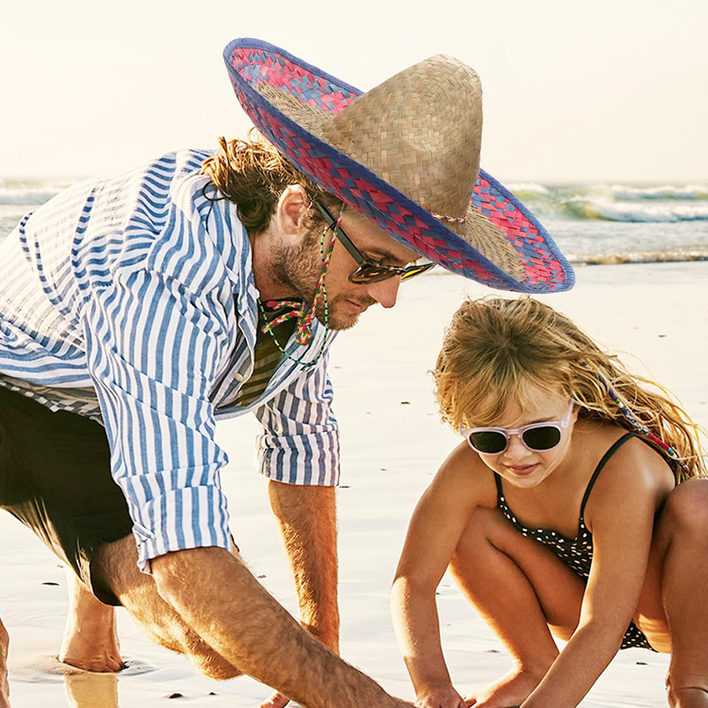 Mexican Sombrero Hat Straw Wea - Sun Hat Wide Brim recension och pris
