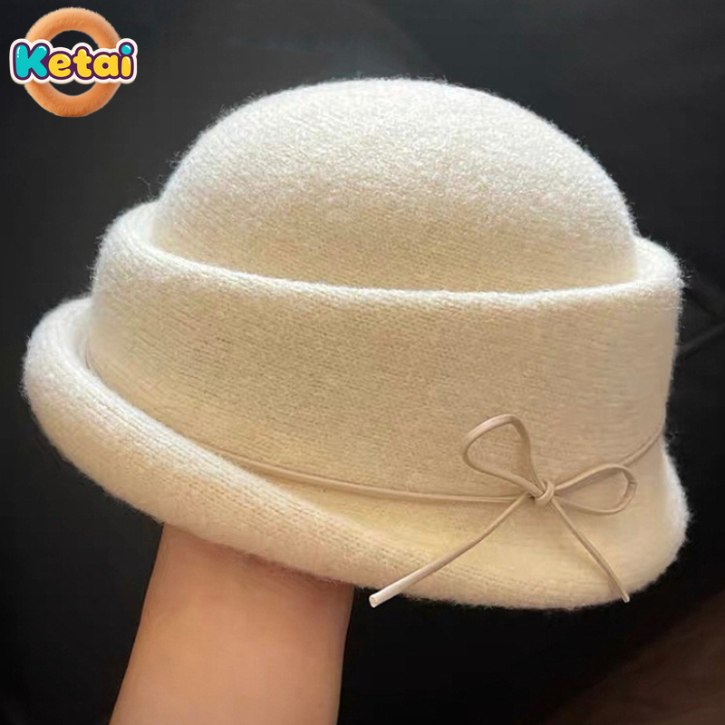 Black Wool Top Hat Beret Women - Beret French Wool recension och pris