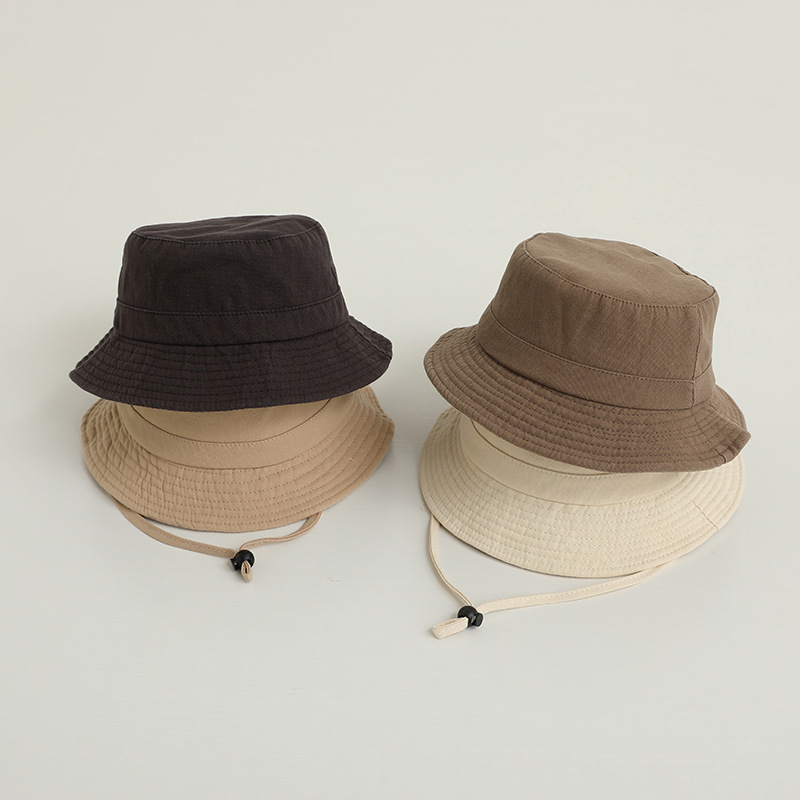 Solid Color Kids Bucket Hat Fa - Bucket Hat Cotton recension och pris