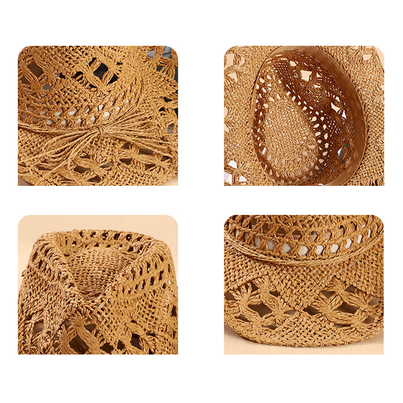 Fashion Woven Straw Hat Wester - Cowboy Hat Straw recension och pris